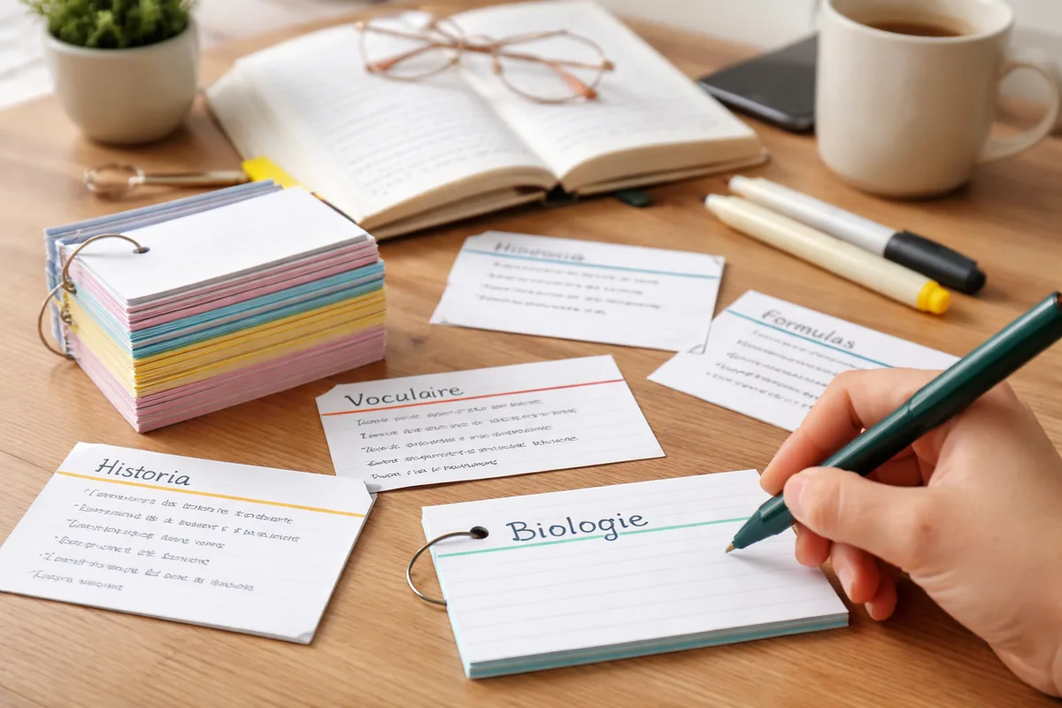 Comment créer des flashcards pour une étude efficace