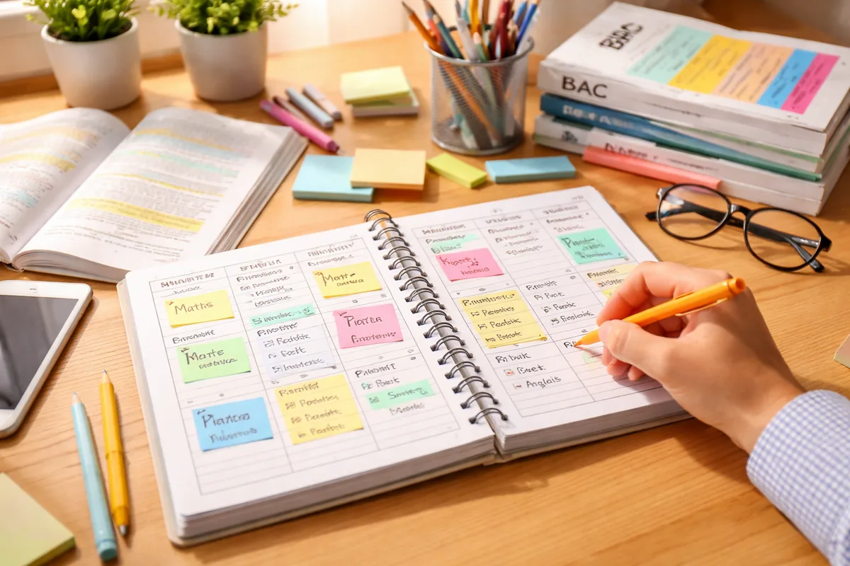 Comment créer un planning d'études efficace pour le bac