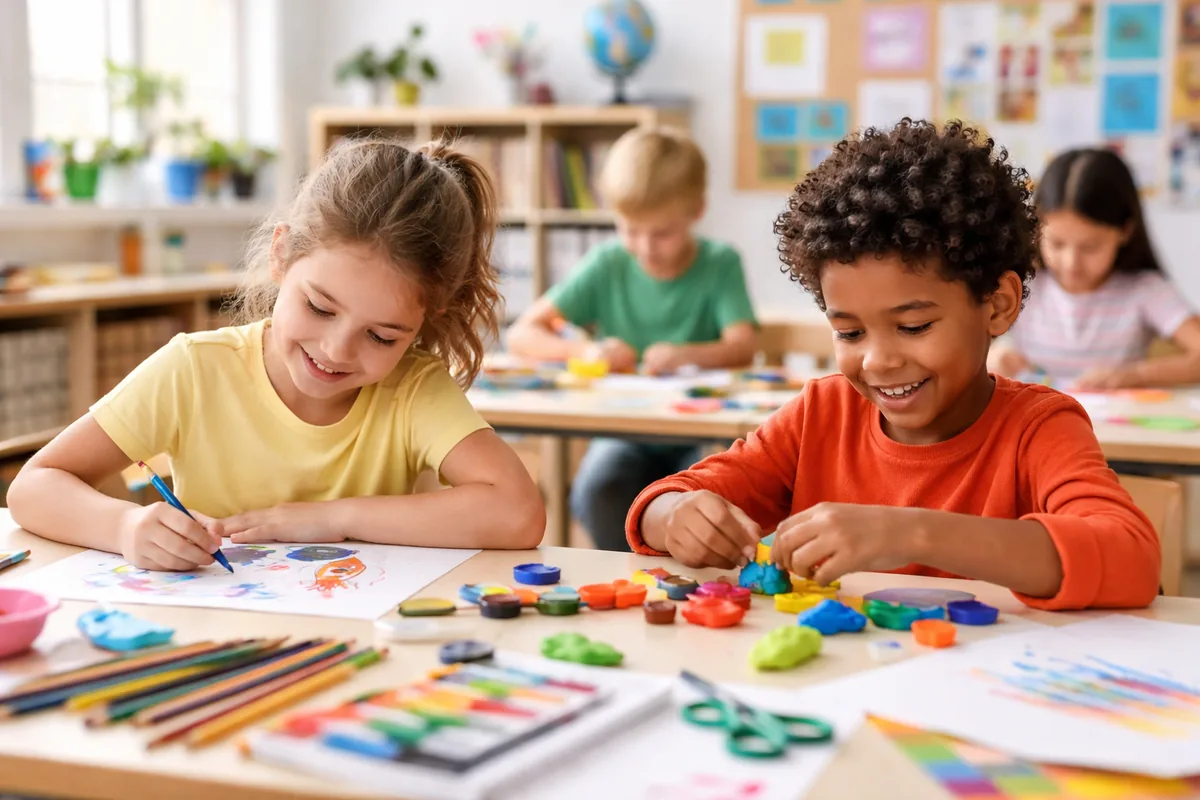 Comment favoriser la créativité chez les enfants à l'école